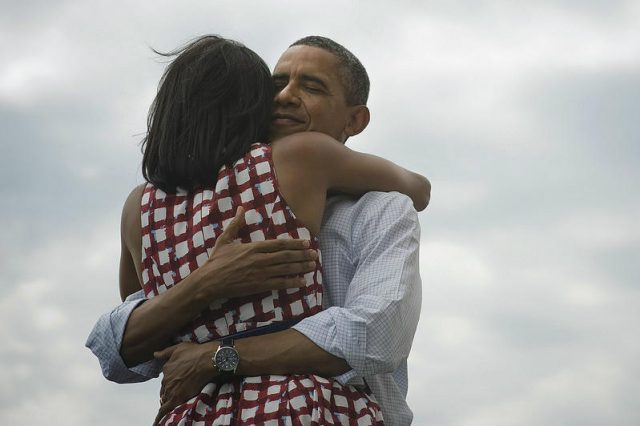 Barack Obama et sa femme