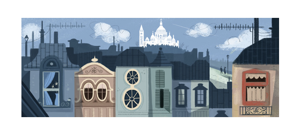 Google : Doodle pour l'architecte Paul Abadie