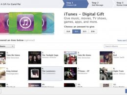 Facebook : Envoi de crédits iTunes