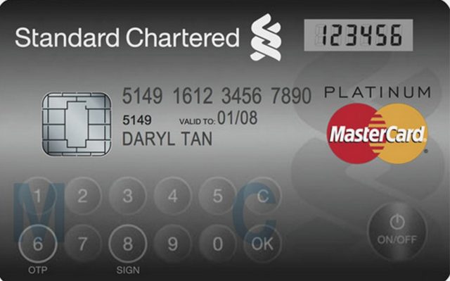 MasterCard : Ecran et Clavier Tactile