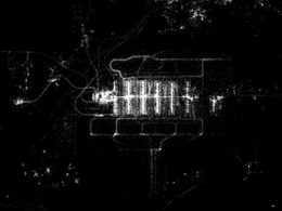 Foursquare : Heatmap des check-ins de l'aéroport d'Atlanta