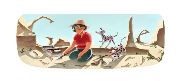 Google : Doodle Mary Leakey