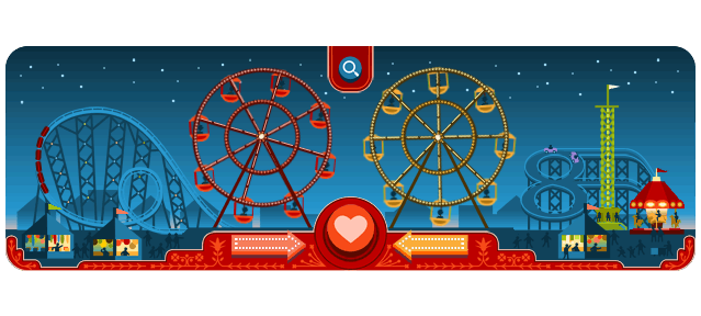 Google : Doodle George Ferris & Saint Valentin