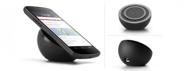 Google Nexus 4 : Chargeur Qi à induction (sans fil)