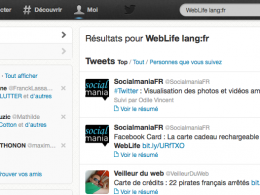 Twitter : Recherche