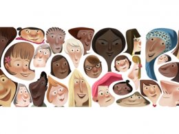 Google : Doodle pour la journée internationale de la femme