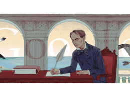 Google : Doodle Charles Baudelaire