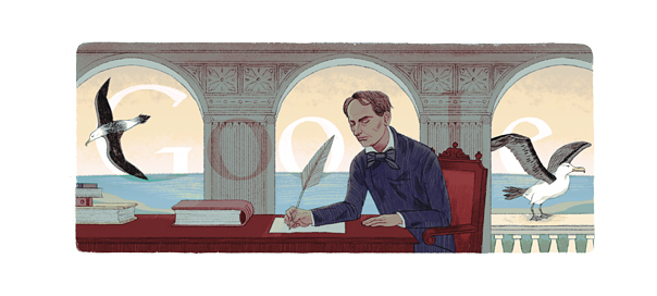 Google : Doodle Charles Baudelaire