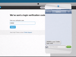 Twitter : Code de vérification