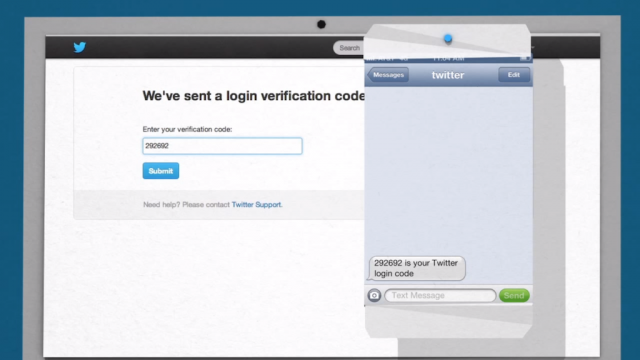 Twitter : Code de vérification