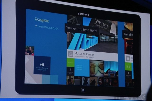 Foursquare sur Windows 8