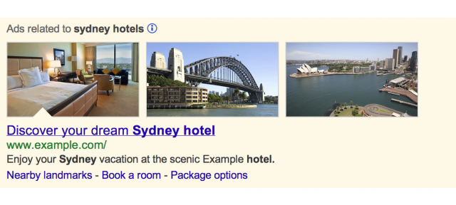 Google AdWords : Extension images