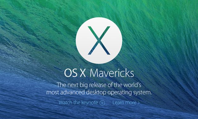 OS X 10.9 Mavericks