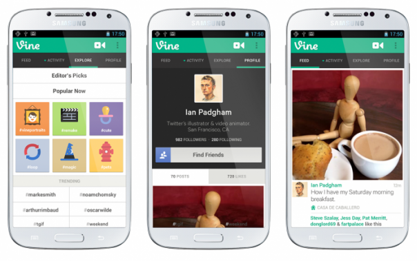 Vine : Application Android
