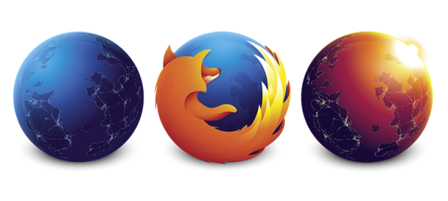 Firefox : Logos des canaux de développement