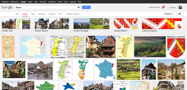 Google Images : Nouvelle interface utilisateur - Carrousel