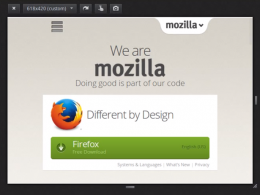 Firefox : Vue adaptative