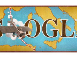 Google : Doodle Roland Garros & Traversée aérienne de la Méditerannée