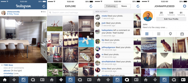 Instagram pour iOS 7