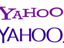 Logos Yahoo - Ancien et nouveau