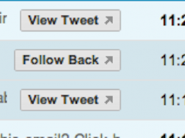Gmail : Boutons d'actions rapides Twitter