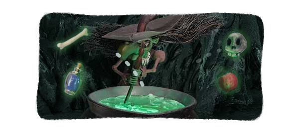 Google : Doodle Sorcière Halloween - Chaudron