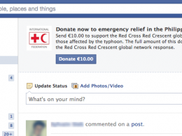 Facebook : Philippines - Don à la Croix-Rouge