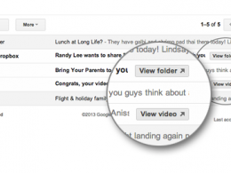 Gmail : Actions rapides - YouTube & Dropbox