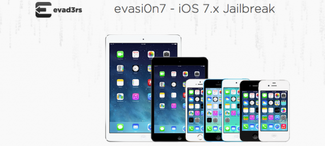 Evad3rs Evasi0n7 : Jailbreak iOS 7