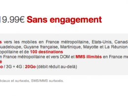 Free Mobile : Forfait 4G