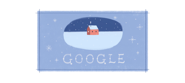 Google : Doodle de Joyeuses Fêtes - 26 décembre