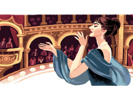 Google : Doodle Maria Callas