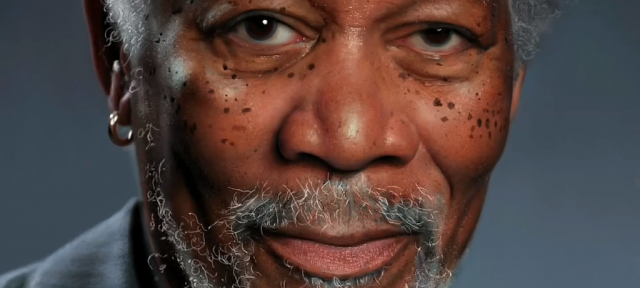 iPad : Portrait de Morgan Freeman