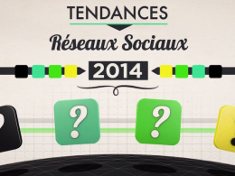 Réseaux sociaux : Tendances 2014