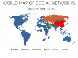 Carte médias sociaux 2013