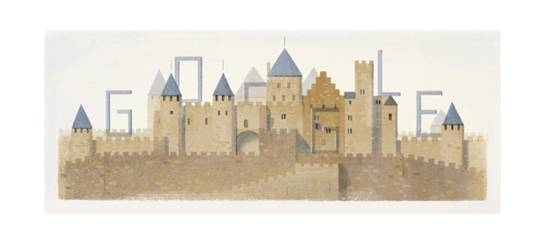 Google : Doodle Eugène Viollet-le-Duc