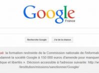 Google : Condamnation par la CNIL