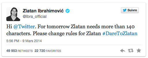 Buzz Zlatan Twitter