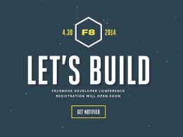 F8 Facebook 2014