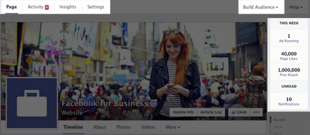 Pages Facebook : Nouveau design - Outils admins