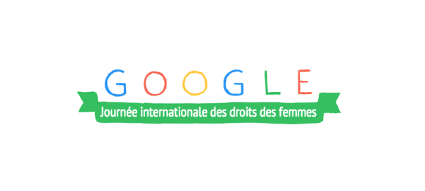 Google : Doodle de la journée internationale des droits des femmes