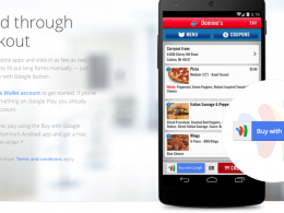 dominos pizza google wallet