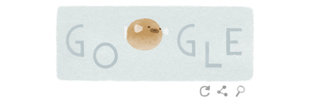 Google : Doodle Jour de la Terre 2014 - Poisson globe
