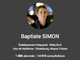 Google Plus : Compteur de consultations