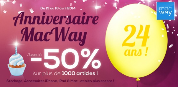 MacWay : Anniversaire - 24 ans