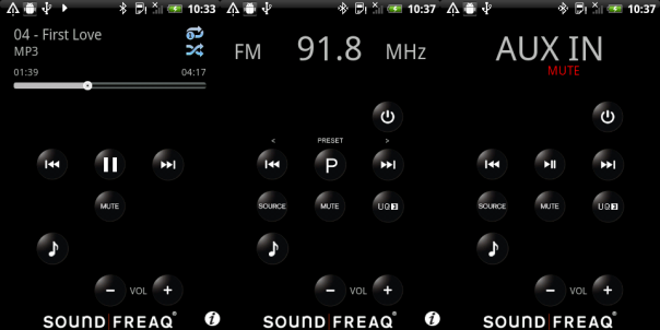 Soundfreaq Sound Platform Ghost : Application mobile