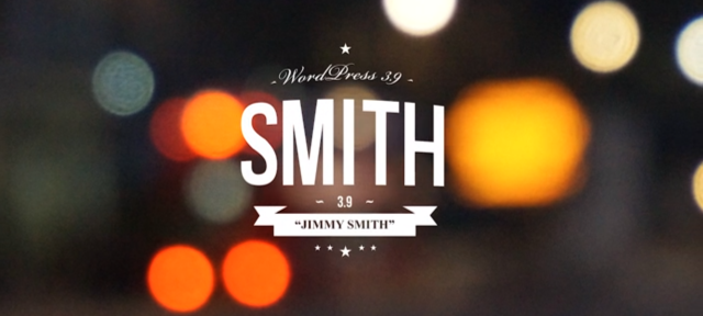 WordPress 3.9 Smith