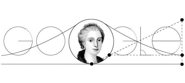 Google : Doodle Maria Gaetana Agnesi