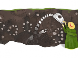 Google : Doodle Mary Anning - Fossiles