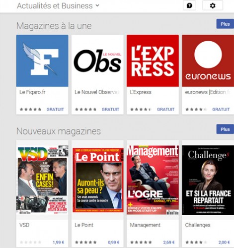 Google Play Kiosque